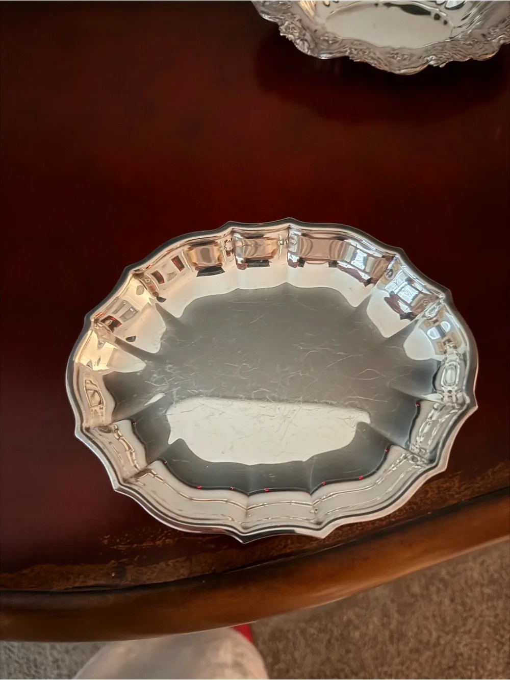 Three Silver Small Serving Items. Polished Silver Plate Bundle.